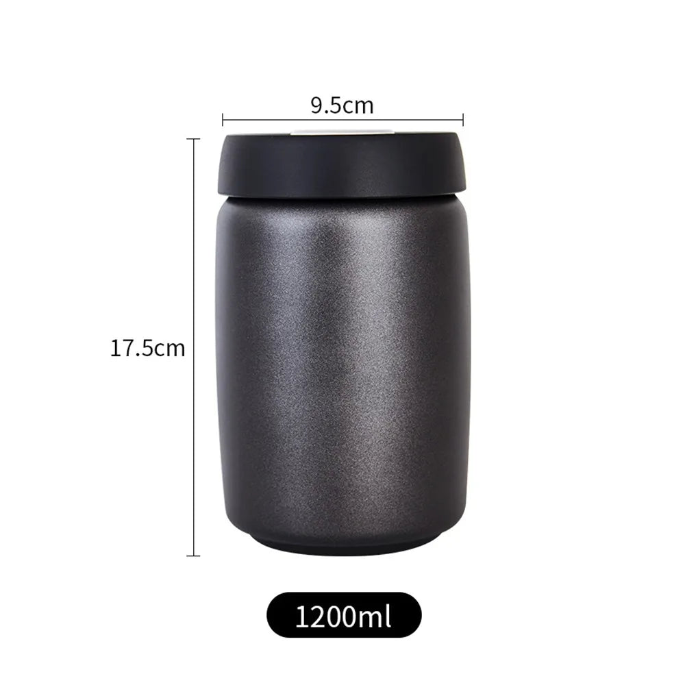 Stainless Steel Vacuum Sealed Coffee Canister 400–1200ml