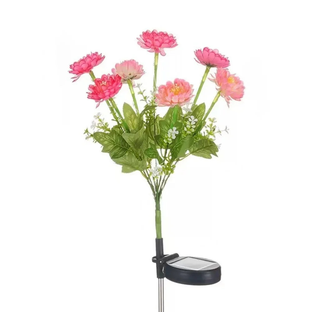 Solar Orchid Flower Garden Lights – IP65 Waterproof Auto On/Off
