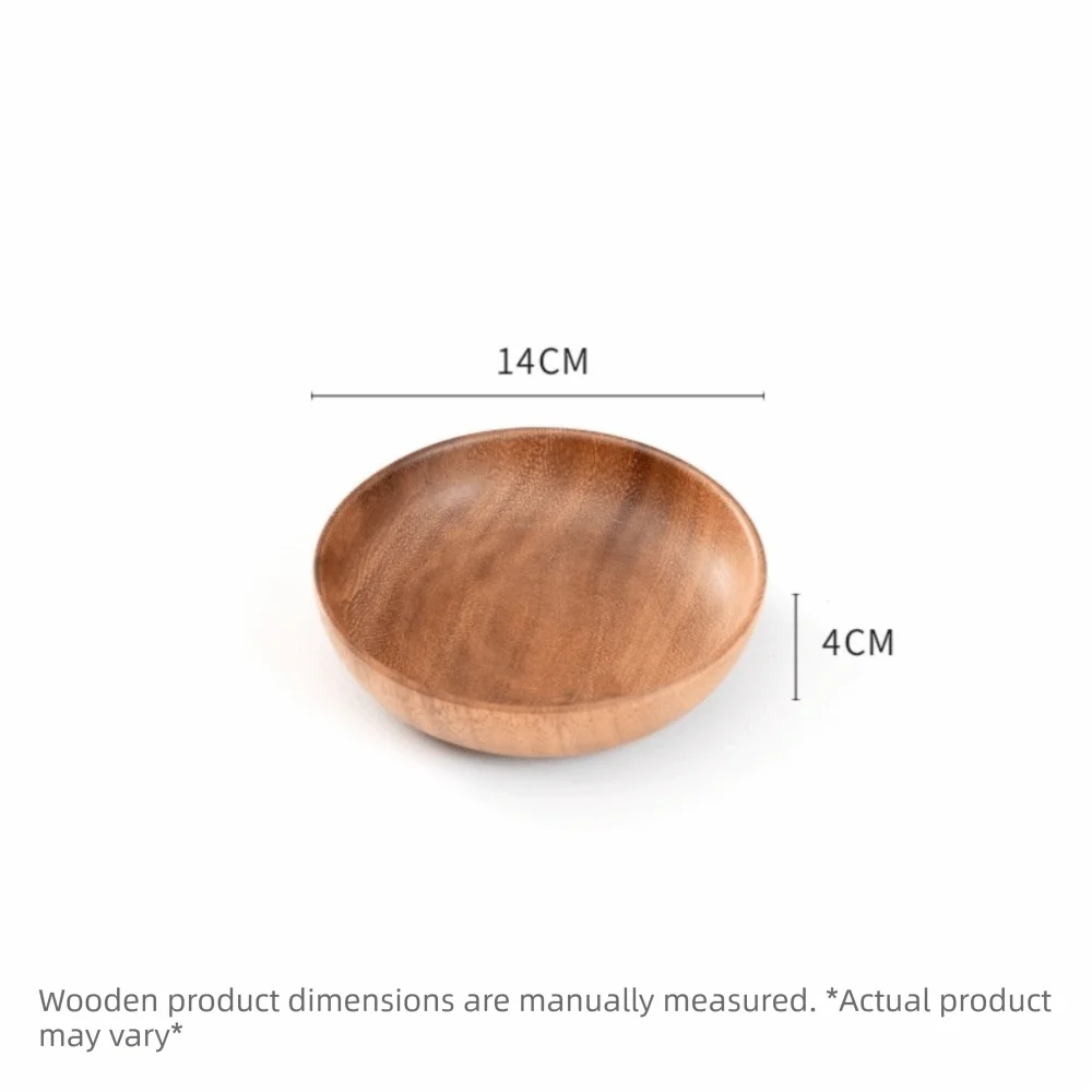 Japanese Handmade Wooden Bowl – Soup, Salad & Rice Tableware