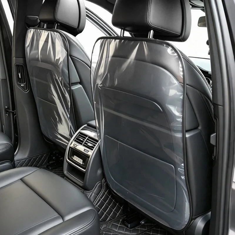 Transparent PVC Car Seat Kick Mat – Universal Kids & Pet Guard