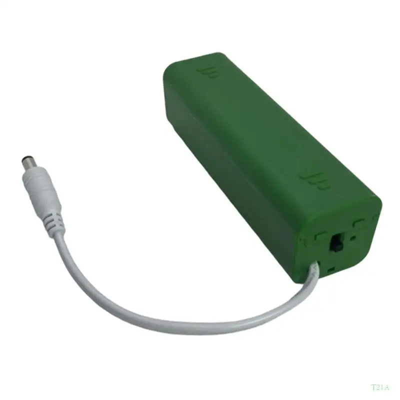 8-Slot AA Battery Holder – Lockable Cover, Switch & DC5521