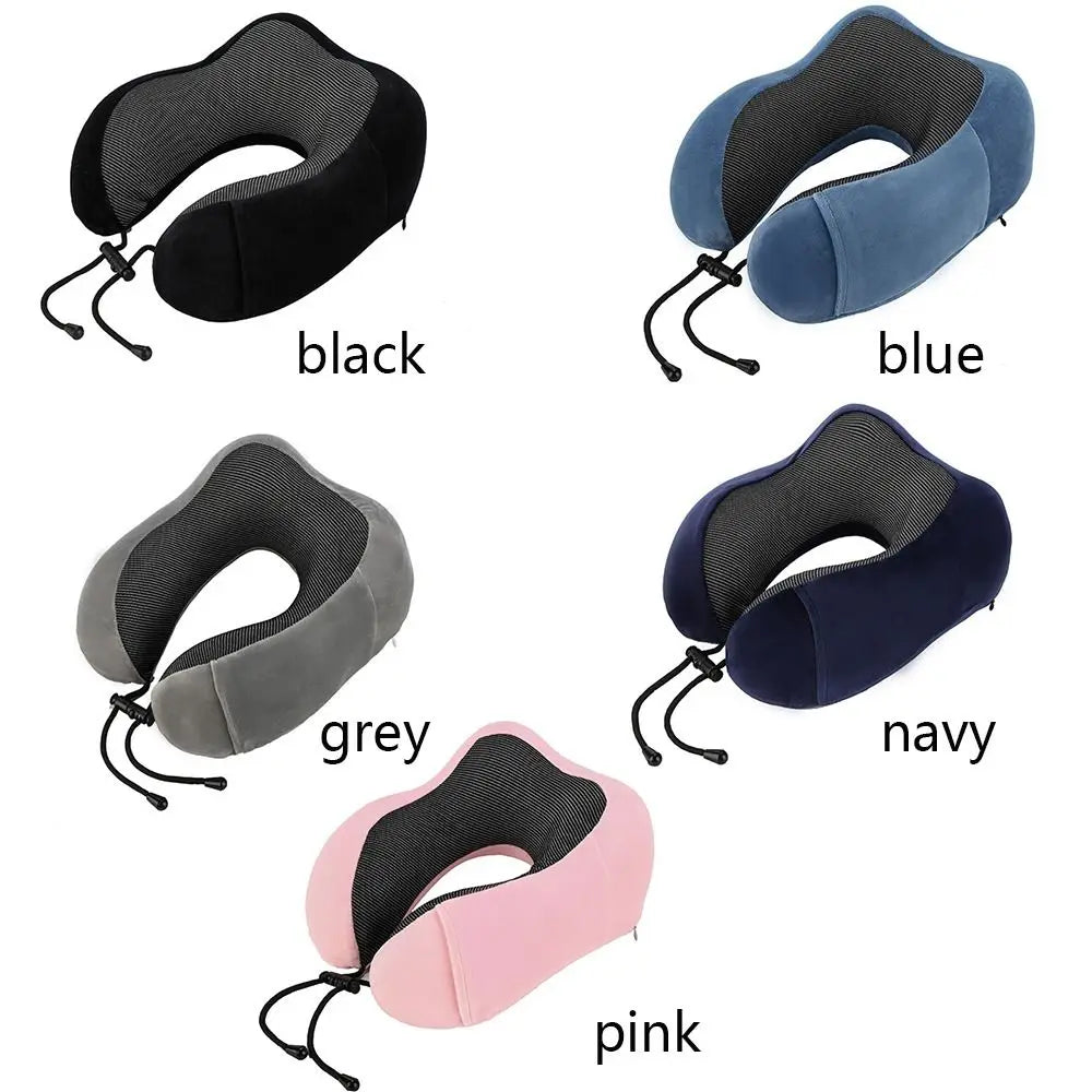 U-Shaped Memory Foam Travel Neck Pillow – 30x25x15cm