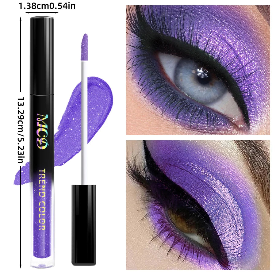 MCD Waterproof Liquid Eyeshadow Pen – 13 Glitter Shimmer Colors