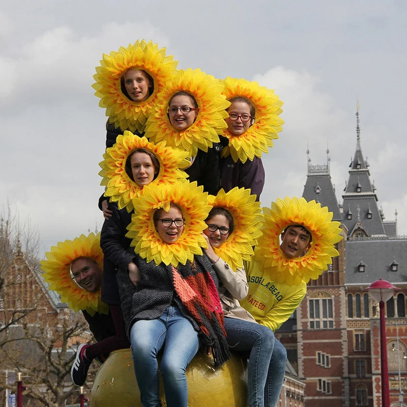 Sunflower Headband Costume Prop – Parties, Festivals & Cosplay