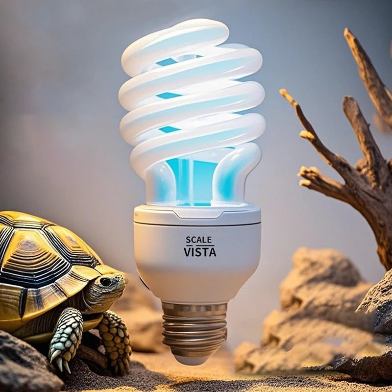 UVB Reptile Basking Lamp 5.0 & 10.0 – 13W/26W Terrarium Light