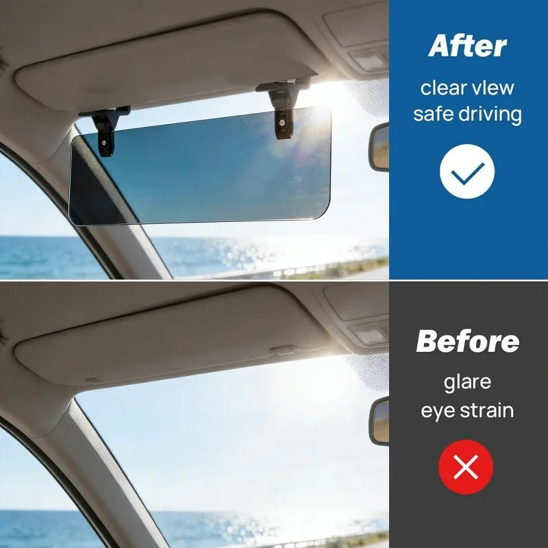Universal Car Sun Visor Extender – Anti-Glare Driving Shield
