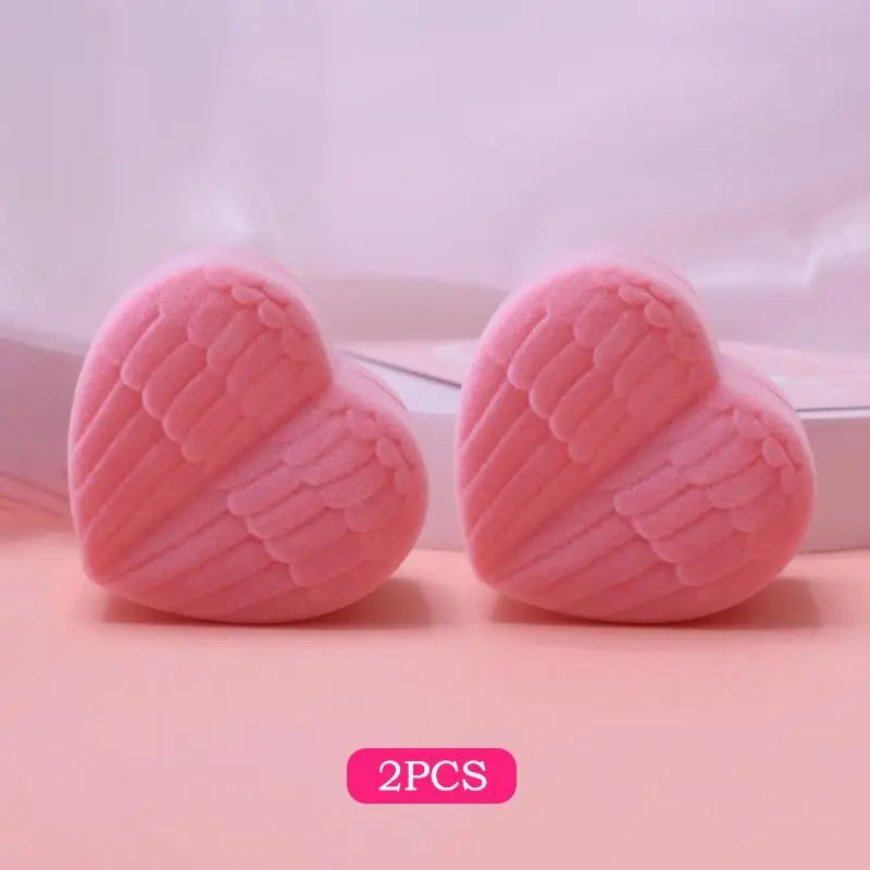 Velvet Flocked Ring Box – Rose Heart Jewelry Gift Case