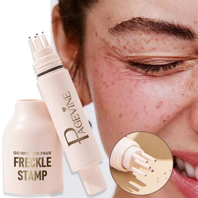Handaiyan Freckle Stamp Pen – Waterproof 5-Point Faux Freckle Maker