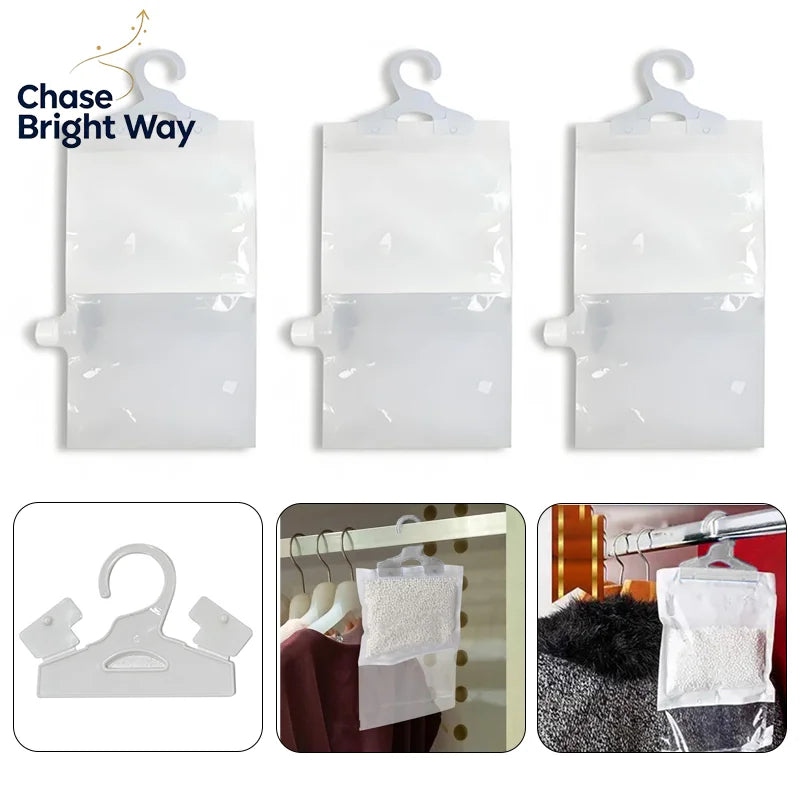 Reusable Hanging Moisture Absorber Bags | Dehumidifier Bags