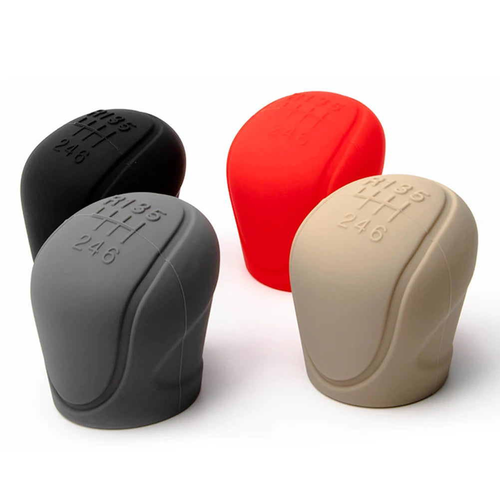 Silicone Gear Shift Knob Cover – Non-Slip 5/6-Speed Manual