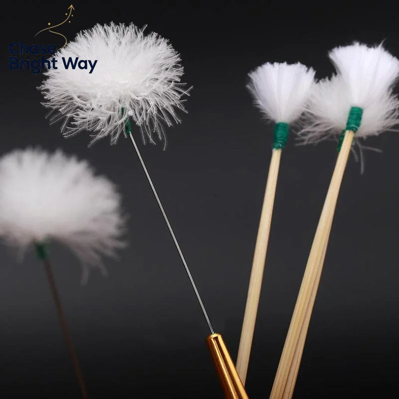 Ear Care Tool Set – Goose Feather Sticks & Ear Scoops Kit