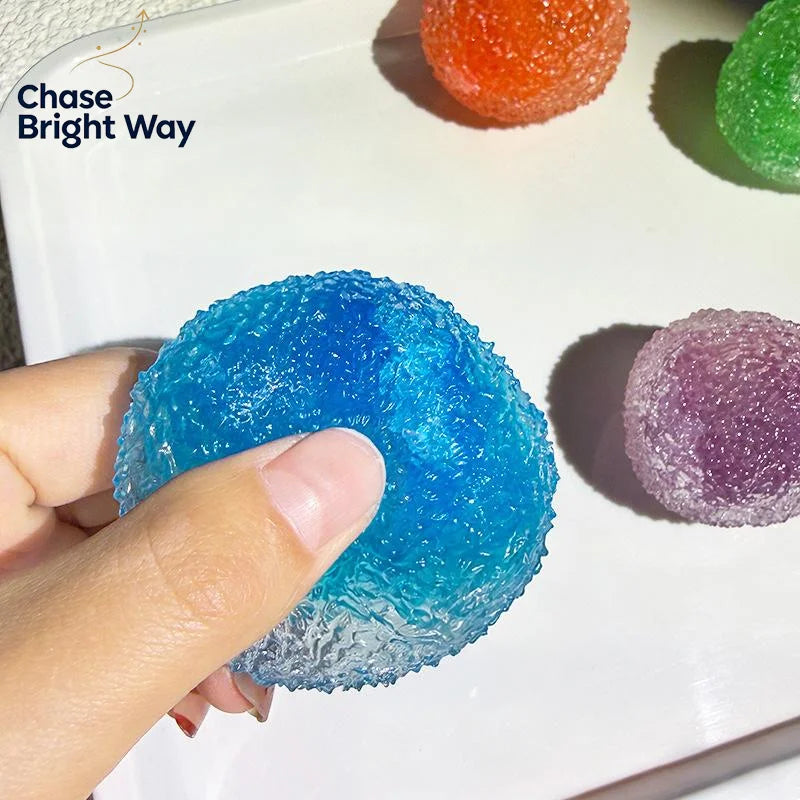Sensory Squeeze Ball – Reusable Slushie Crackling Fidget Toy