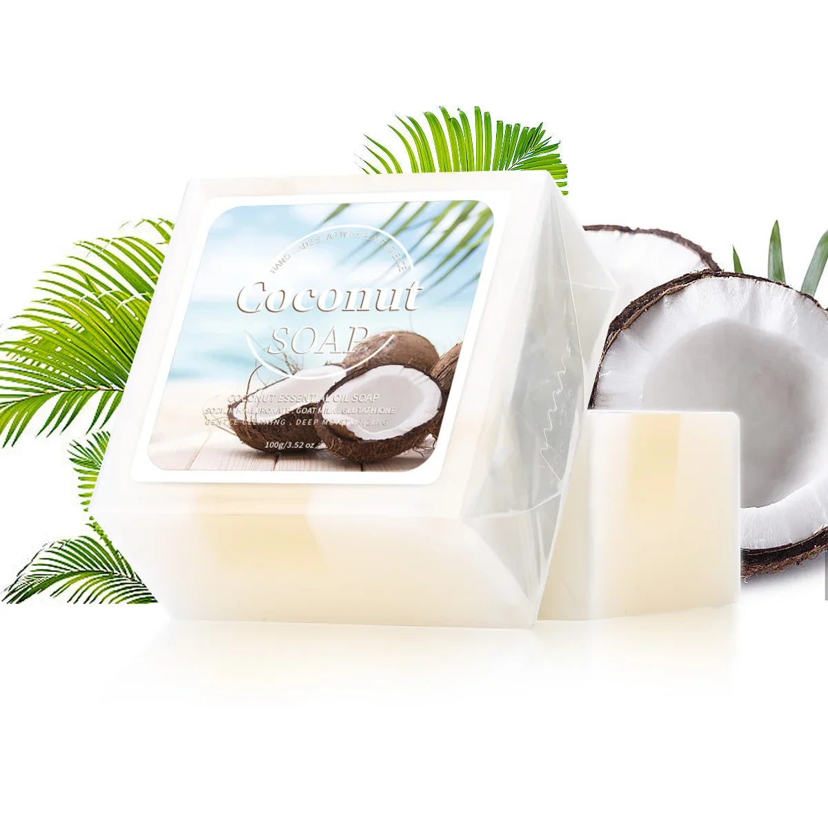 Coconut Milk & Goat Milk Handmade Soap Bar – 100g Organic