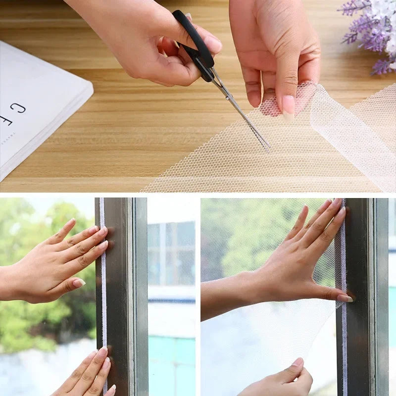 Adhesive Mosquito Window Screen Mesh – Nylon Bug Net