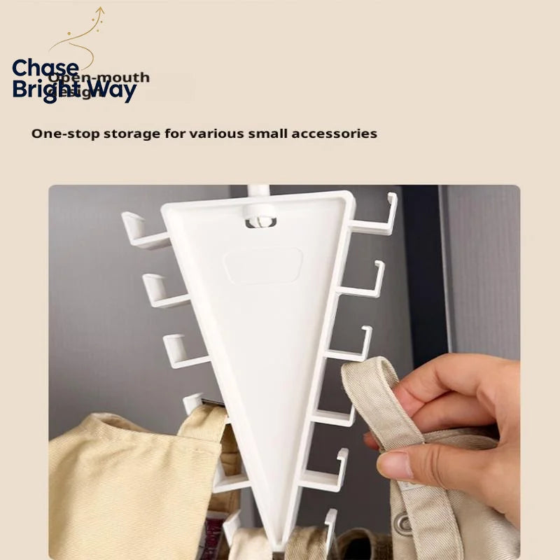 V-Shape 10-Hook Closet Hanger Organizer – Space-Saving