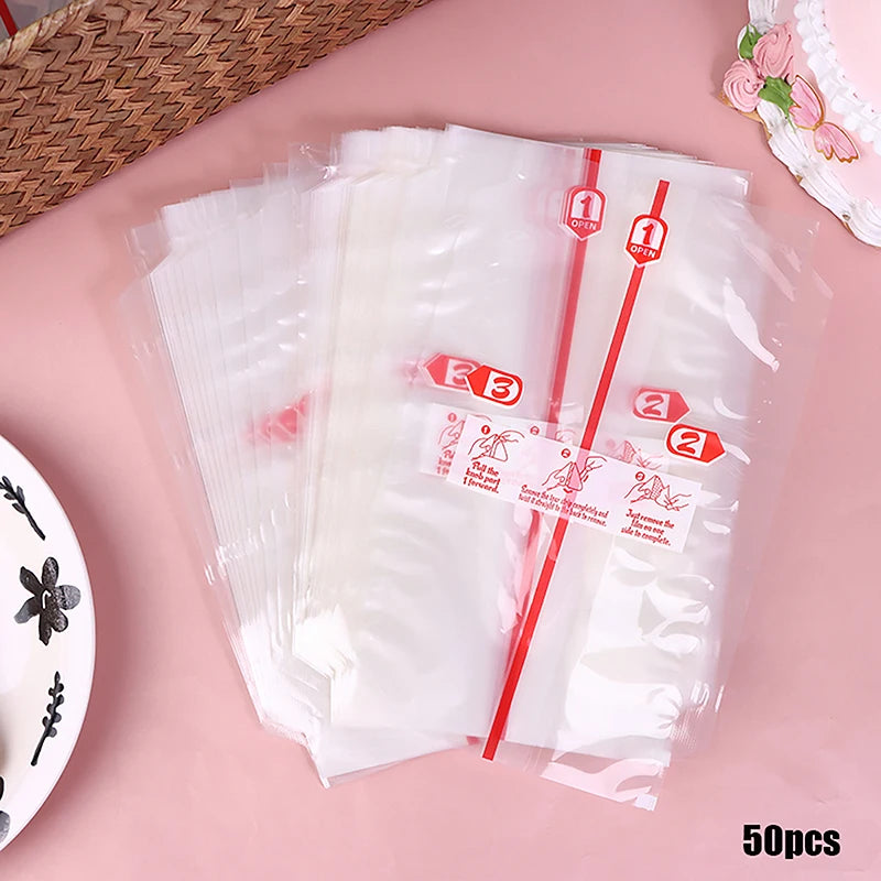 10-Pack Double Layer Triangle Onigiri Bags | Rice Ball Wrap