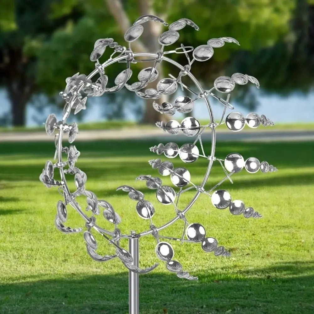 Metal Wind Spinner Windmill – Kinetic Garden Sculpture