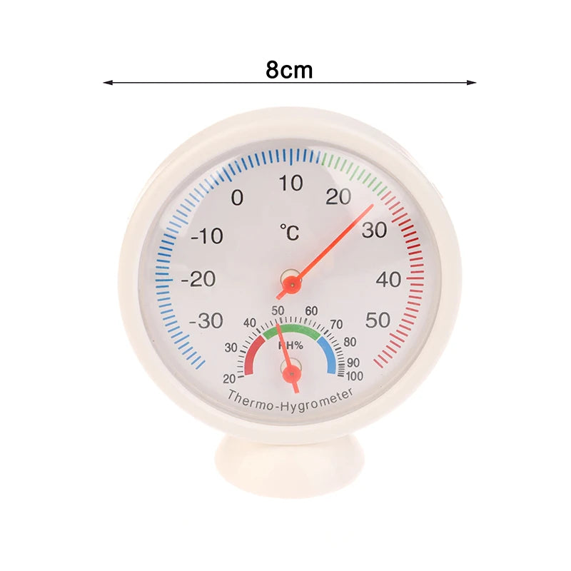 Mini Analog Thermometer Hygrometer – Bell-Shaped Garden Gauge