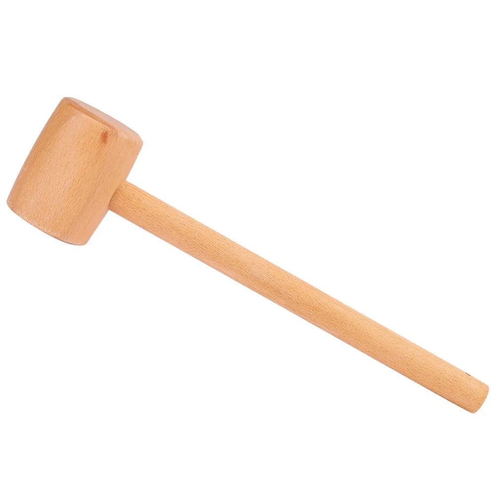 Solid Beech Wood Mallet – Leather Craft & Woodworking Tool