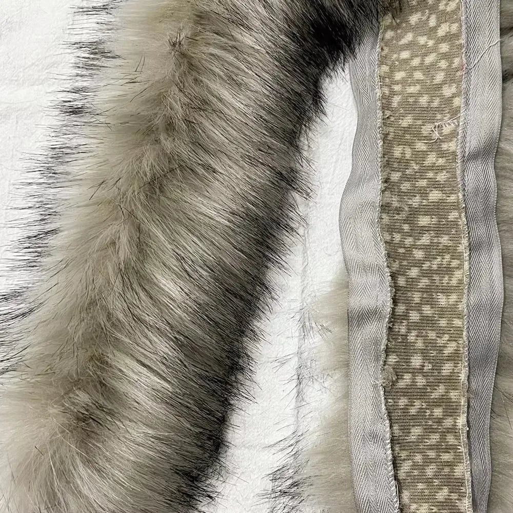 1M Faux Fur Trim Ribbon – Fluffy DIY Clothing Decoration