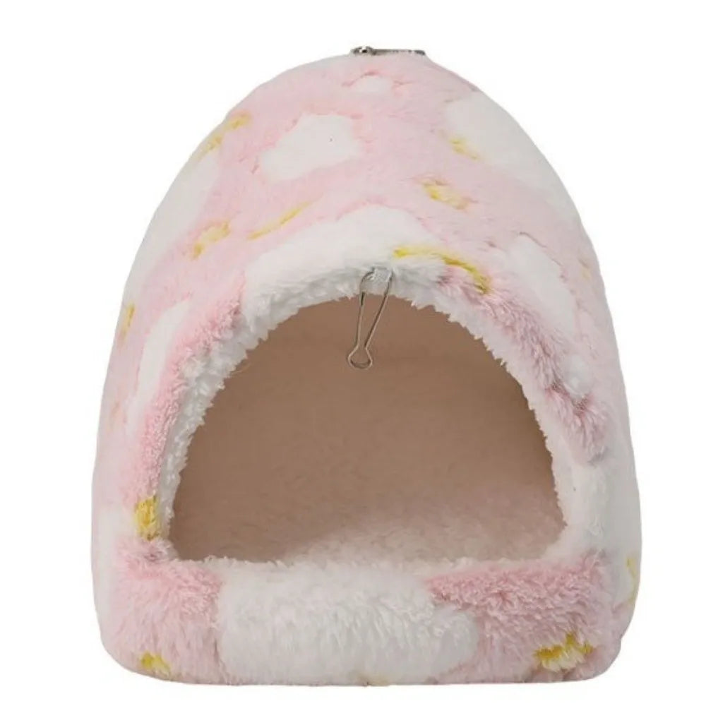 Hanging Plush Pet Nest – Cozy Bird & Small Animal Hammock