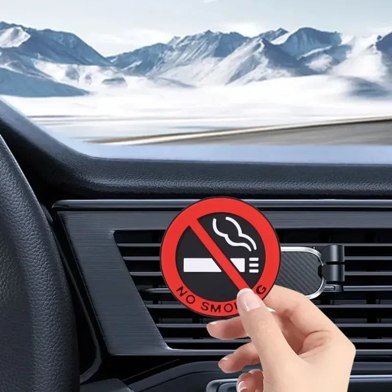No Smoking Sign Sticker – Car Interior & Home Wall Decal