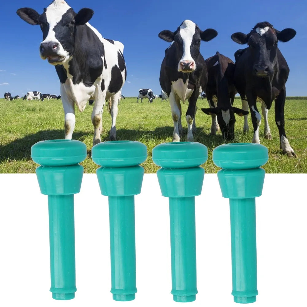 4-Pack Food-Grade Silicone Milking Liners for Dairy Cows