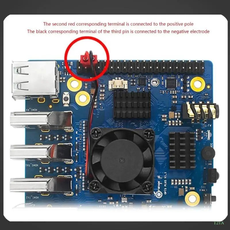 Heat Sink Fan Kit for Orange Pi 5 Plus – Fan & Thermal Pad