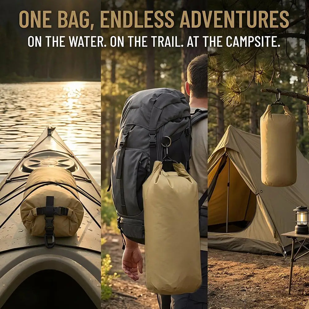 Waterproof Roll-Top Dry Bag – Lightweight Outdoor Hiking Sack
