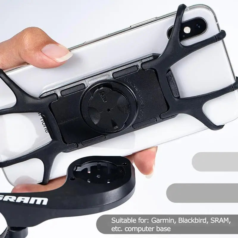Silicone Bike Phone Mount for Garmin & SRAM | Shockproof