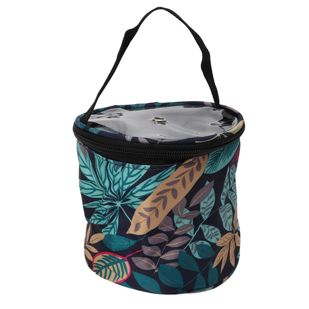 Oxford Cylinder Knitting Bag – Yarn Organizer Crochet Tote