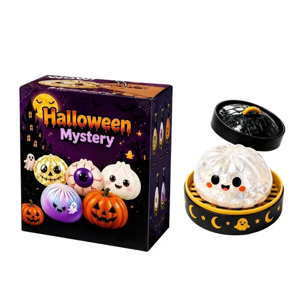 Halloween Ghost Dumpling Slow Rising Squeeze Fidget Toy