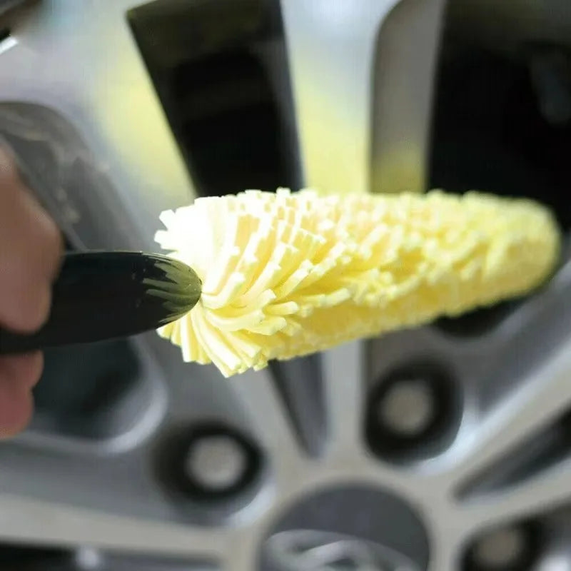Soft Chenille Car Wheel Rim & Tire Cleaning Brush
