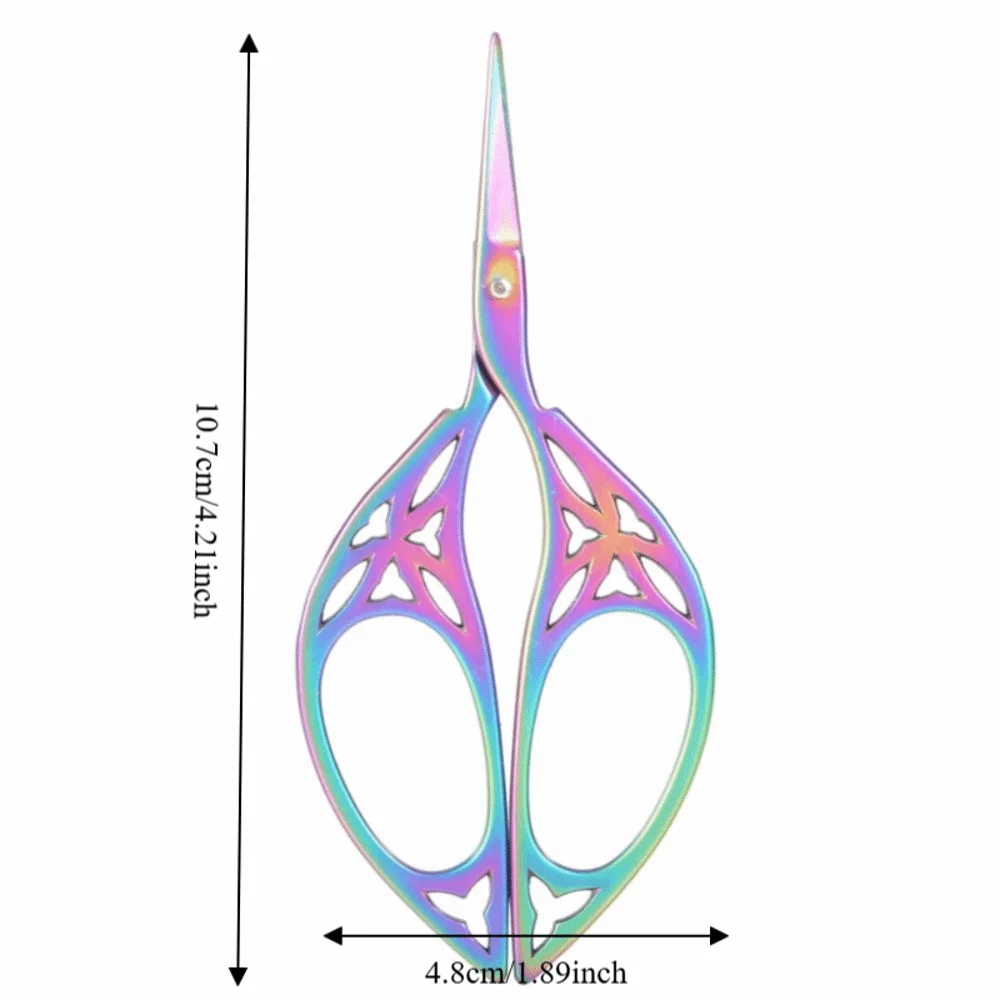 Vintage Leaf Scissors – Stainless Steel Sewing & Needlework