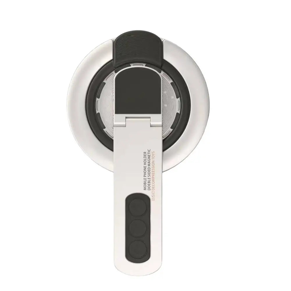 Magnetic Phone Grip Stand – 360° Rotating, Double-Sided