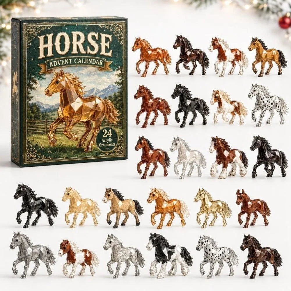 24-Day Acrylic Advent Calendar 2026 – Christmas Countdown Set