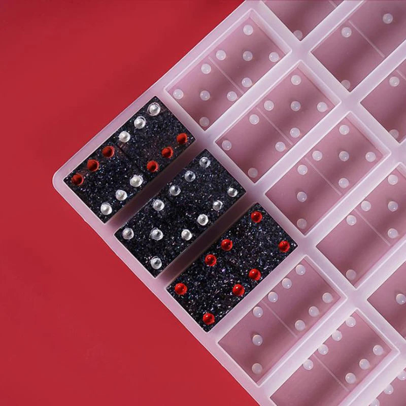 Silicone Dominoes Mold – Resin Epoxy DIY Casting Craft Mould