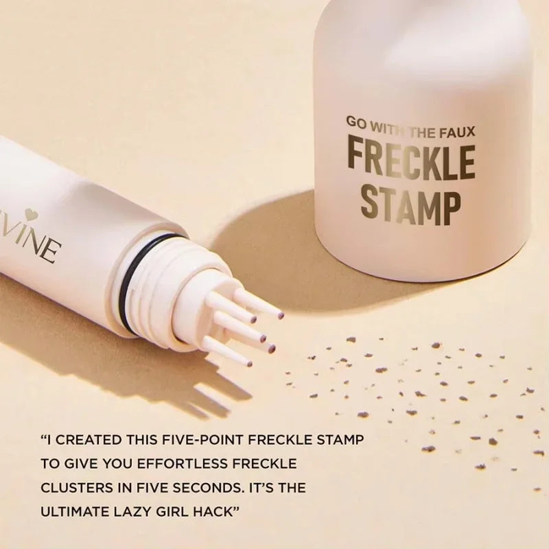 Handaiyan Freckle Stamp Pen – Waterproof 5-Point Faux Freckle Maker