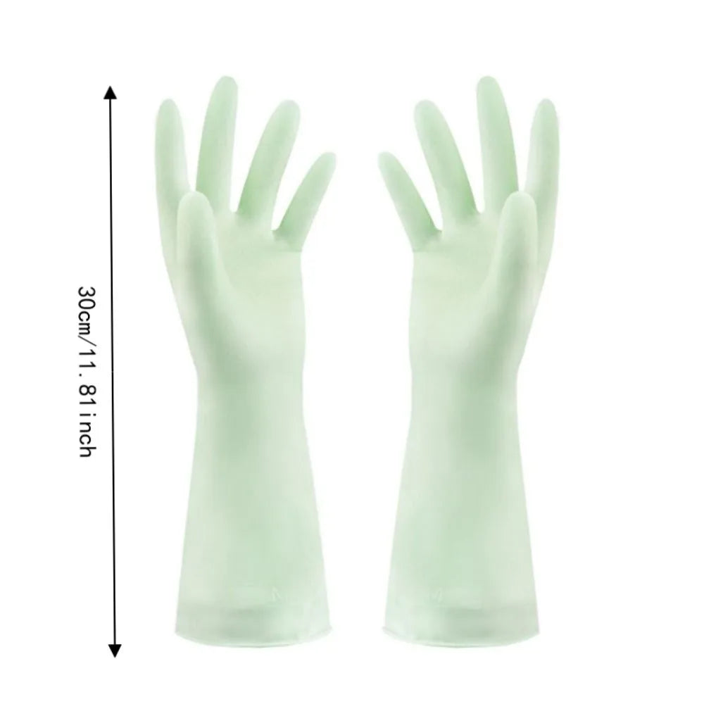 PVC Waterproof Cleaning Gloves – Flexible Household Wash Gloves