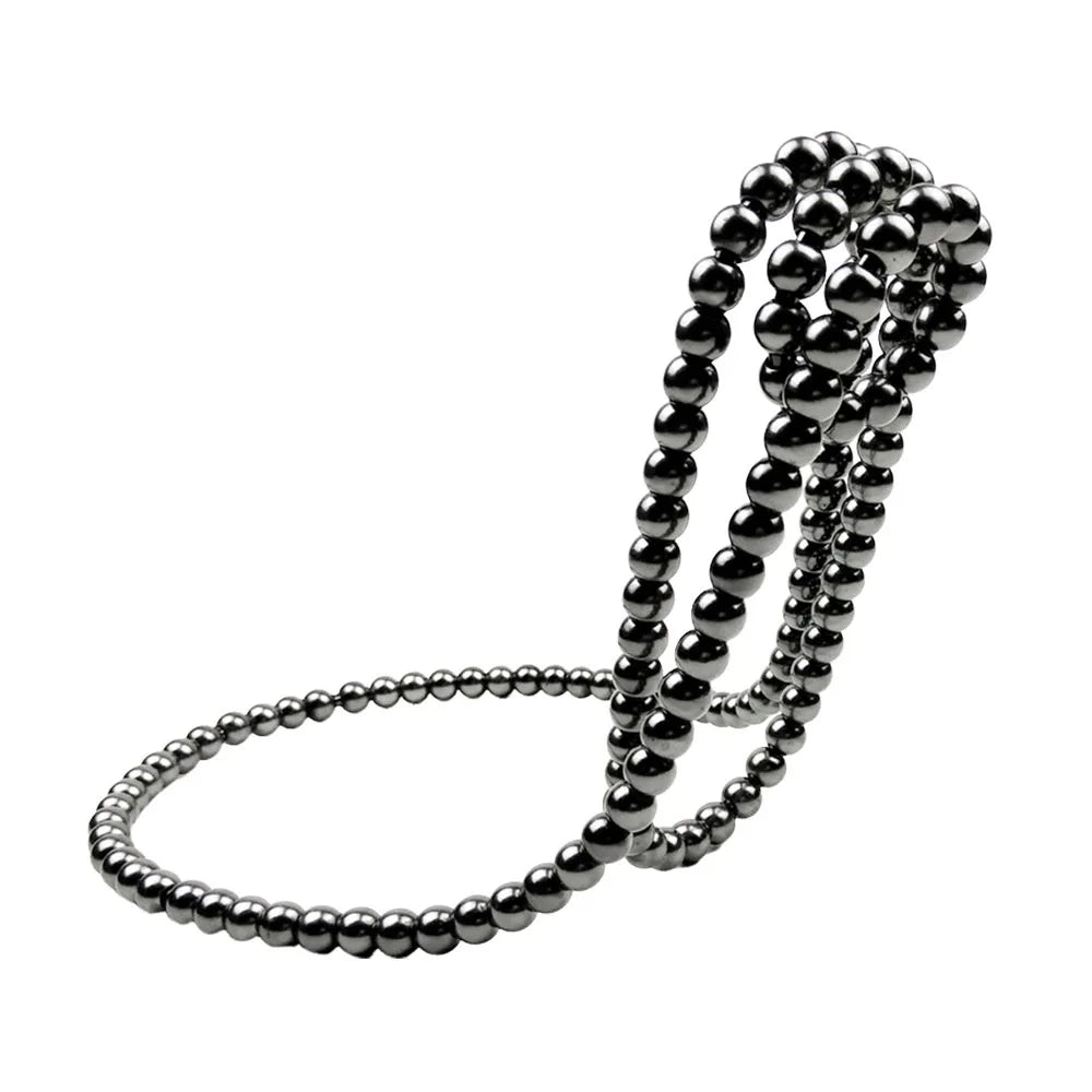 Pearl Necklace Floating Iron Wire Display Stand | Home Décor