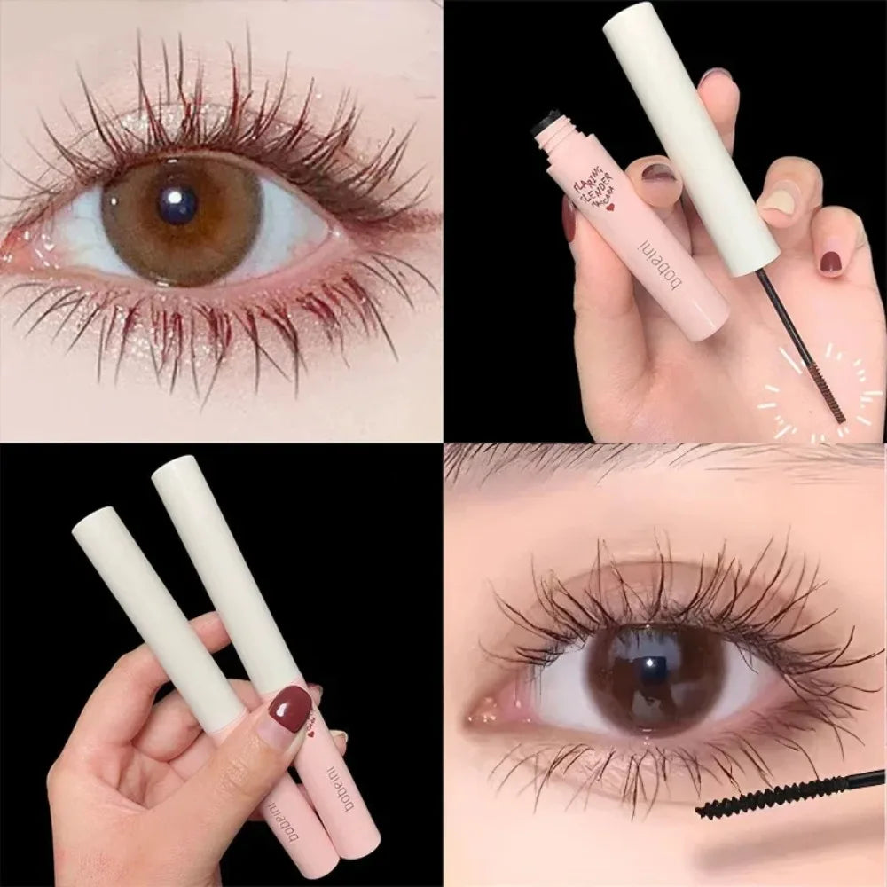 Ultra-Fine Brush Mascara – Waterproof Lengthening & Curling