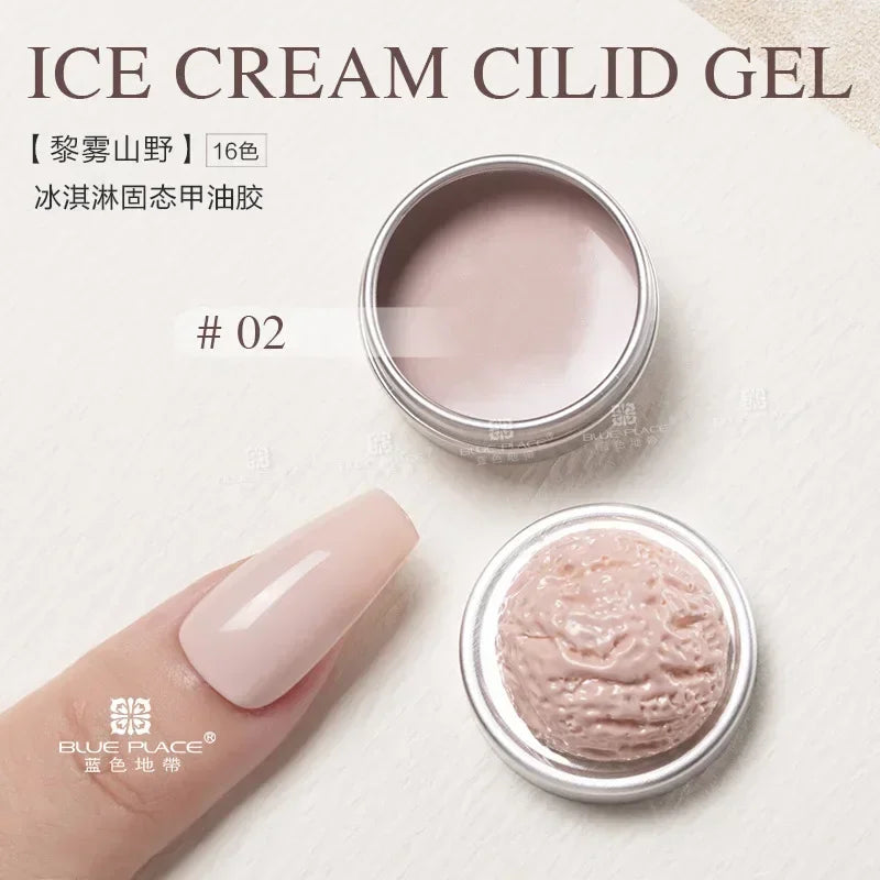 Handaiyan 64 Colors Solid Nail Polish Gel – Ice Cream Texture