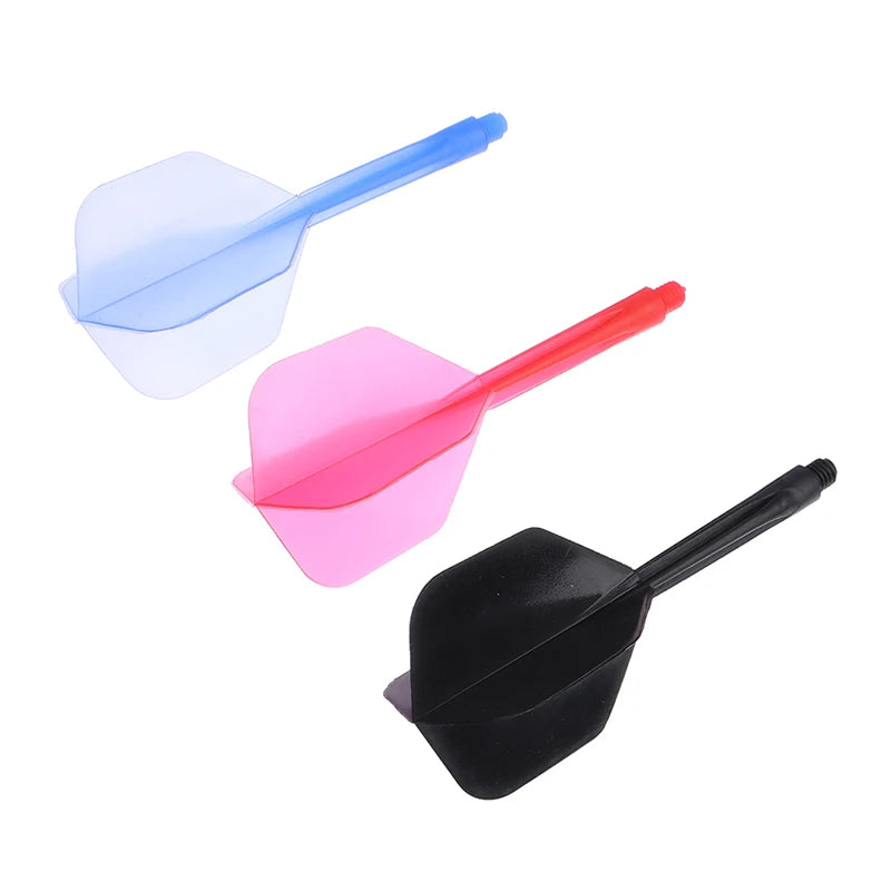 3-Pack 2BA Transparent Dart Shafts – Anti-Fall ABS Plastic