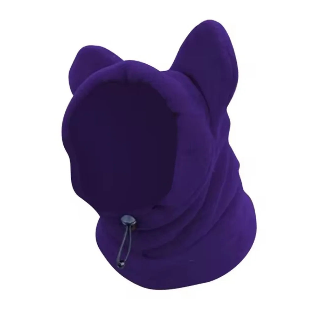 Fleece Bat Hat for Dogs – Adjustable Winter Pet Headwear