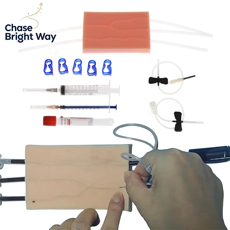 Venipuncture & Suture Practice Pad – Silicone Training Model