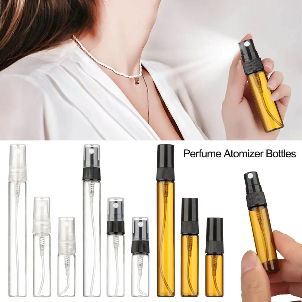 Mini Refillable Glass Perfume Atomizer Bottle – 3ml 5ml 10ml