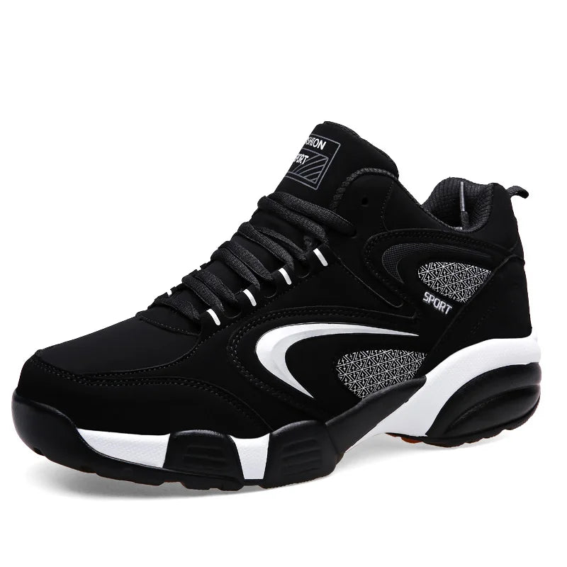 LEDP Men's Waterproof Winter Sneakers – Non-Slip, Size Up to 48