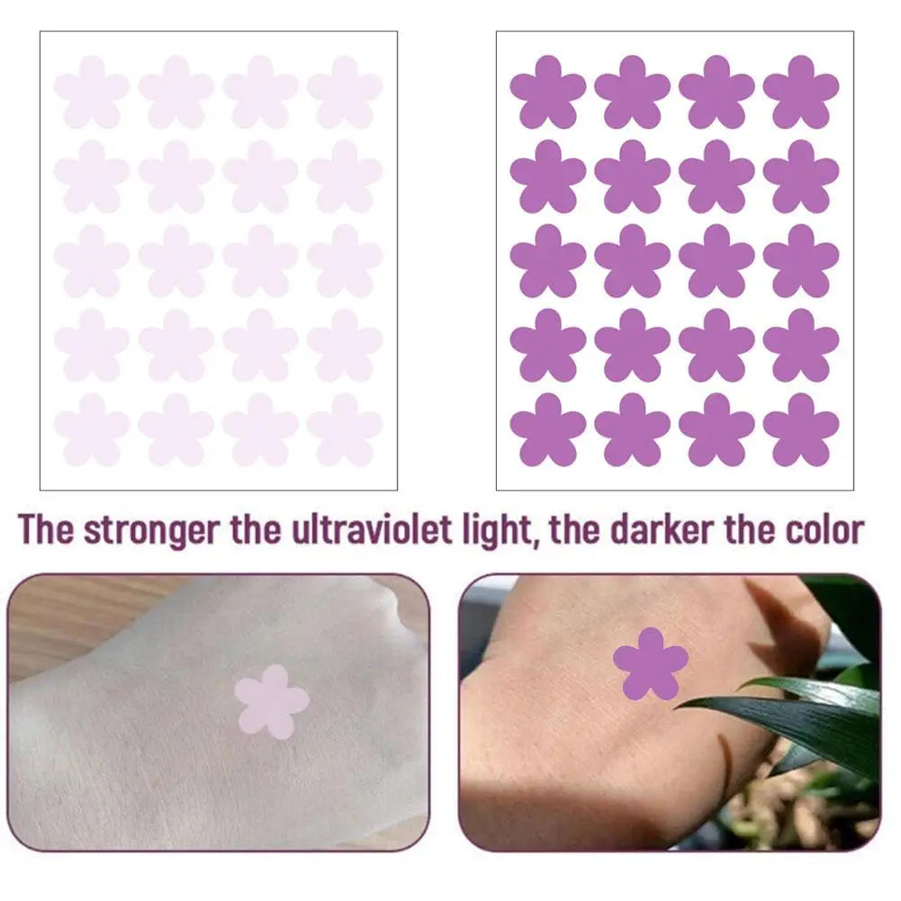 UV Detection Patches – Sunscreen Reminder Stickers 12/24/36 Pack