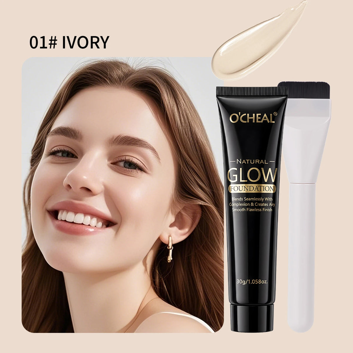 SAMMY Liquid Foundation Brush – Oil Control, Waterproof & Long-Lasting