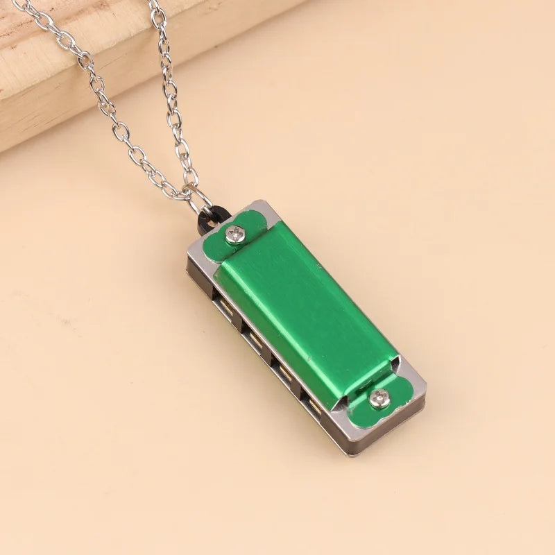 Mini Necklace Harmonica – 4-Hole 8-Tone Kids Music Gift